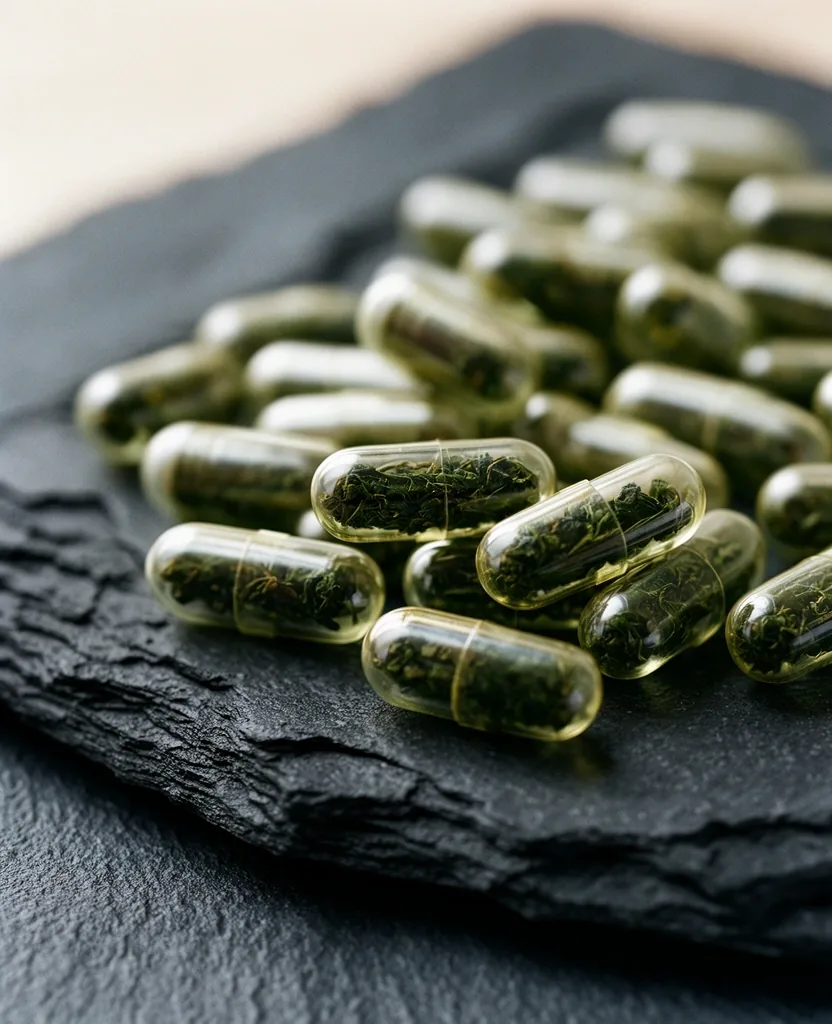 Natural capsules for strength